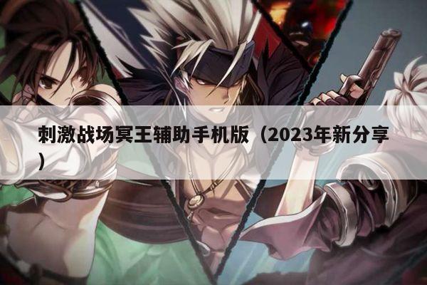 刺激战场冥王辅助手机版（2023年新分享）