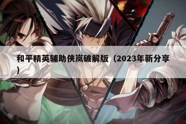 和平精英辅助侠岚破解版（2023年新分享）